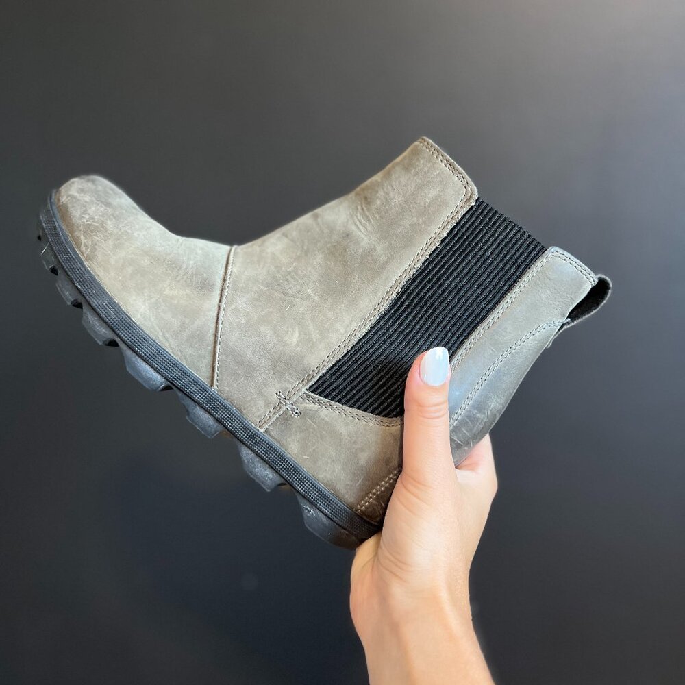 Sorel Joan of Arctic Wedge Bootie in Gray